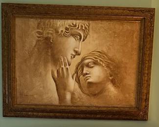 Classical Roman Greek art framed picture