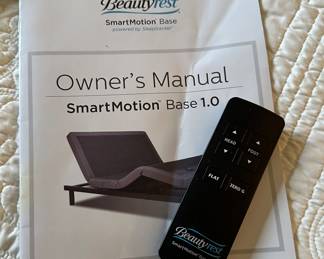 Queen Beautyrest Smart Motion Base & Mattress