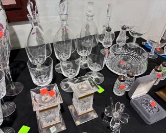 Lalique, Steuben, Baccarat