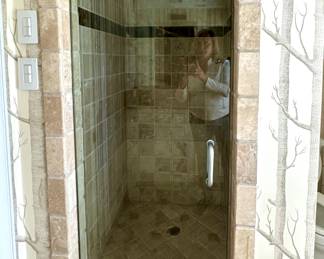 Seamless Shower Glass Door