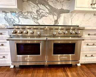 Wolf 6 Burner Plus Griddle Range with Two Full Size Ovens