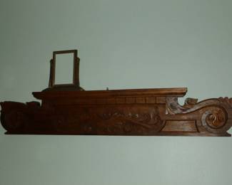 Antique wall shelf..much nicer than photos shows!