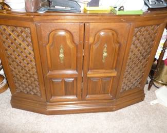 Vintage stereo cabinet