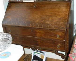 Smaller antique Oak Secretary/Desk