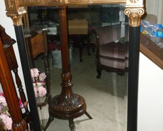 Bottom of Rack & beautiful framed beveled mirror