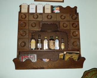 Fabulous antique spice cabinet