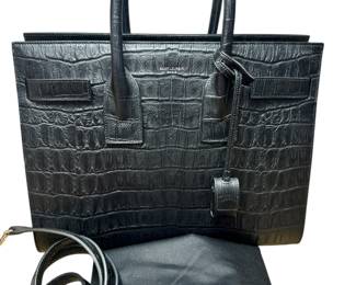 Saint Laurent Crocodile embossed bag 