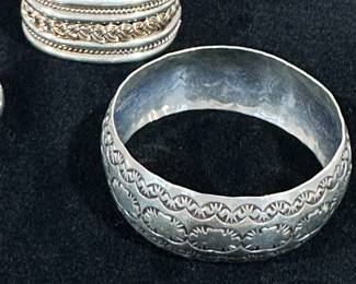 Sterling bangles 