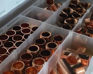 Copper piping and fittings