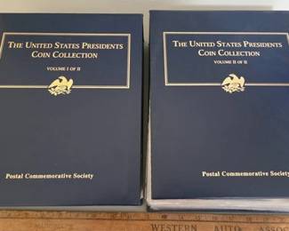 Presidential coin collection, complete two volumes