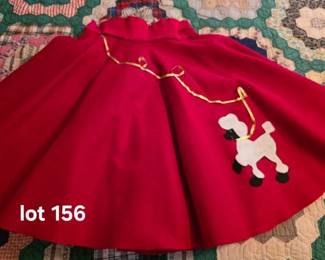 Vintage poodle skirt