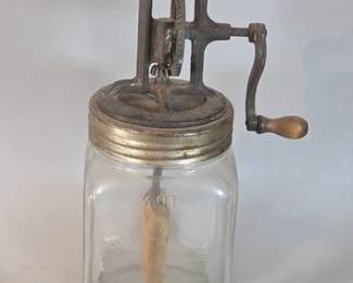 Antique Dazey butter churn
