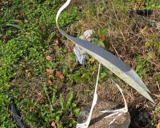 Heron outdoor garden decor