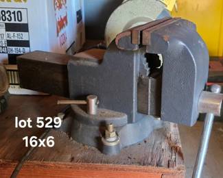 Large Wilton bench vise