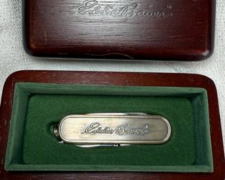 Eddie Bauer Multi-Function Pocket Tool in Wood Box