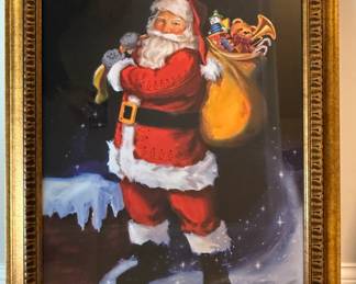 Framed Art Print - "You Better Watch Out" - Susan Comish