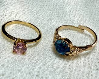 Costume Crystal Rings