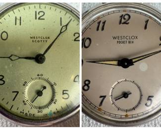 Westclox Pocket Watches - Scotty and Pocket Ben