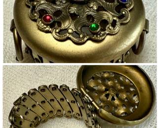 Vintage Expandable Gate Purse Frame with Loops