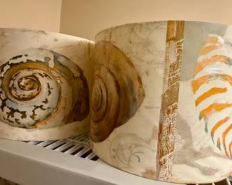 Lampshades with Seashell Design