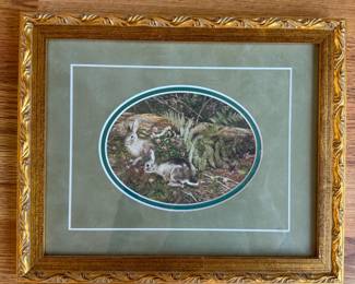 Matted and Framed Art - "Bright Eyes" - Vern Hippensteal Galleries, Gatlinburg, TN