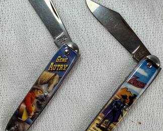 Novelty Knife Company - Pocket Knives - Gene Autry and Zorro