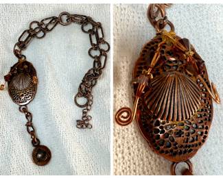 Coppertone Pendant Necklace