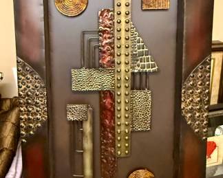 Brutalist Modern Metal Wall Art