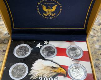 2006 State Quarters - Nevada, Nebraska, Colorado, North Dakota, South Dekota