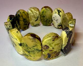 Yellow Turquoise Stretch Bracelet