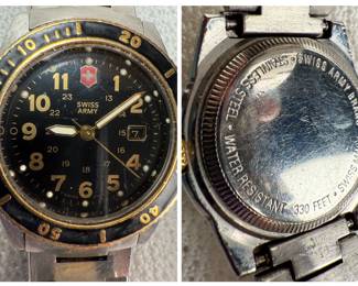 Swiss Army Wristwatch with Date Display