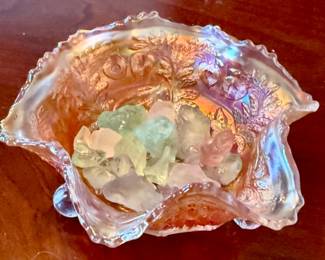 Footed Glass Bowl