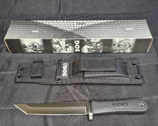 Discontinued SOG TS-01 Tsunami Fixed Blade Knife