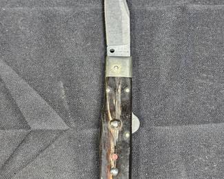 AGA Campolin Italian Black Horn Automatic Knife