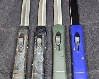 4 Metal OTF Knives