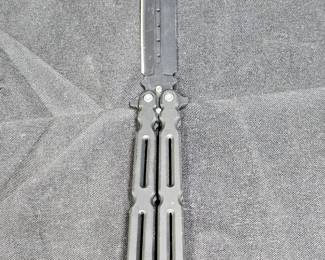 Matte Black Butterfly Knife