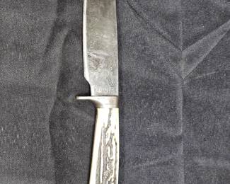 Custom JP Miller Kephart Damascus Blade Knife