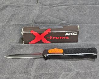 AKC X-treme EVO Double Edge Dual Action OTF Knife