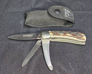 AKC Speed Hunter First Run 3-Blade Folding Auto