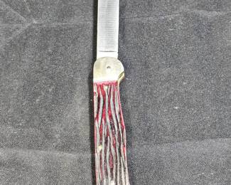 Vintage Hubertus Lever Lock Automatic Knife