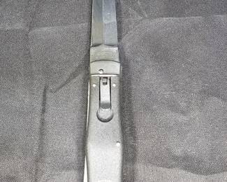 Mikov Predator Stone Washed Dual Blade Fold Auto