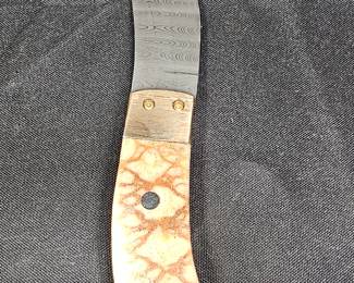 Wayne Hensley 3 Finger Skinner Damascus Custom