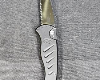 Piranha Fingerling Mirror Serrated Folding Auto