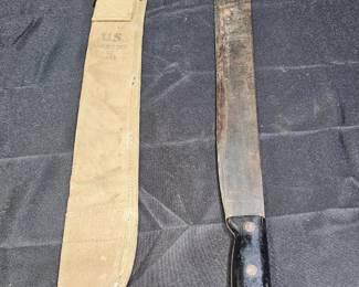1942 US WWII Army Jungle Machete