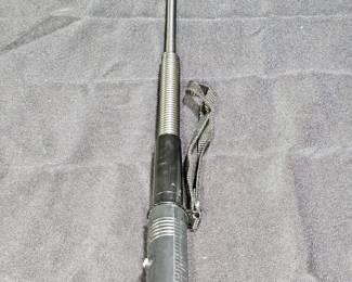 17" Silver Steel Spring Billy Club Throw Action