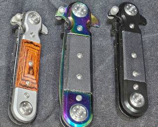 3 New Manual Folding Knives