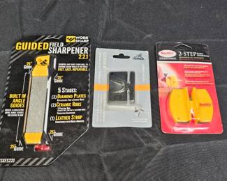 3 New in Package Knife Sharpeners
