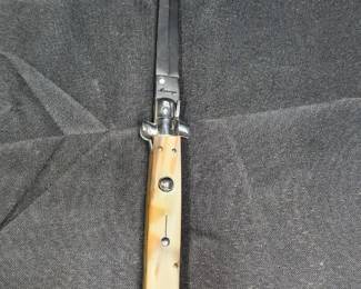 11" Maniago Horn Handle Stiletto Knife