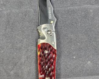 SOG A01 Arcitech Gentlemens Red Stag Bone Handle