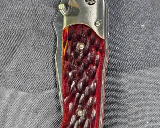 SOG A01 Arcitech Gentlemens Red Stag Bone Handle